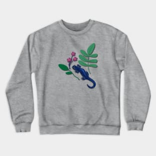 Blue Spotted Salamander Crewneck Sweatshirt